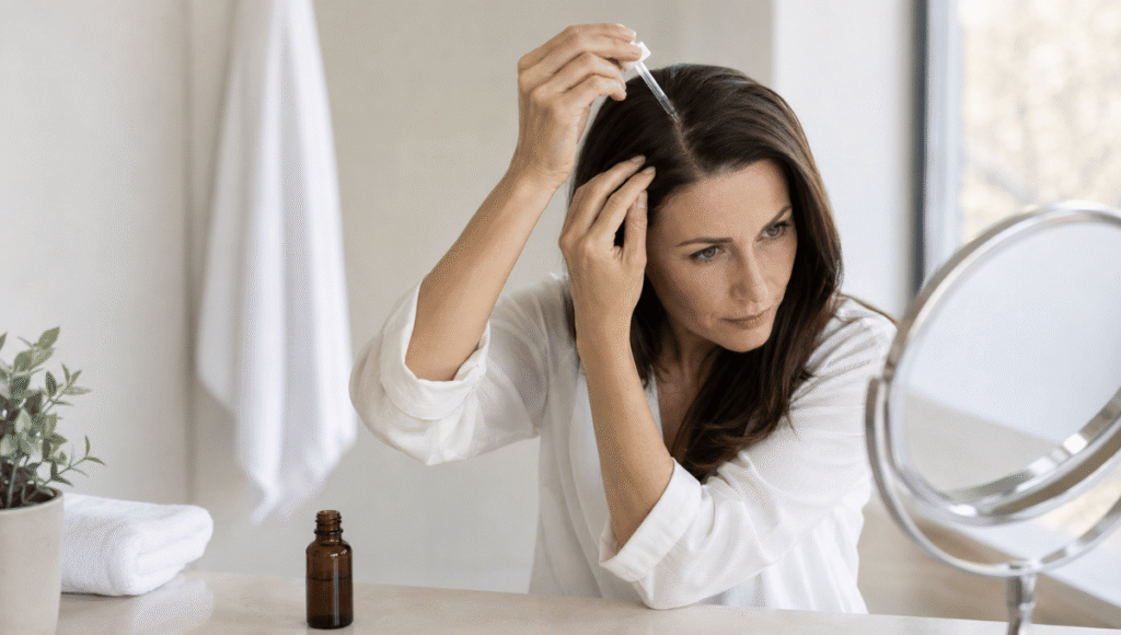 Women’s Hair Thinning Solutions Online: Oral to Topical